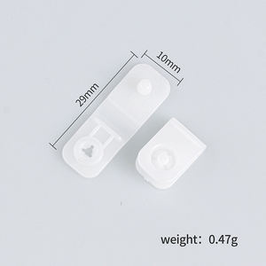 Paku keling kancing untuk gelang medis vinil pvc gelang kain gelang satu kali penggunaan kunci pengencang plastik - Product Image 2