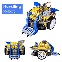 Robot Voiture de Football Multifonction Keyestudio Beetlebot 3-en-1 avec Évitement Automatique d'Obstacles pour l'Éducation STEM et Arduino