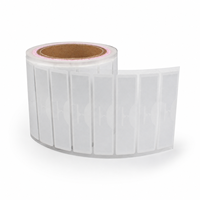 Étiquette RFID UHF personnalisée, mini-étiquette 860-960 MHz ISO18000-6C, autocollant auto-adhésif pour le suivi des stocks
