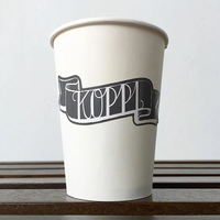 Vasos de Papel de Pared Simple Personalizados al por Mayor con Logotipo Impreso, de Alta Calidad, para Leche, Café, Jugo, Refrescos, Bebidas Calientes, Fiestas y Uso Doméstico
