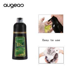 Expédition rapide en stock, sans ammoniaque, <span class=keywords><strong>shampoing</strong></span> noir au gingembre, teinture capillaire permanente naturelle à base de plantes 3 en 1 - Product Image 6