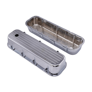 Tapa de Válvulas de Aluminio Fresado con Orificio Pulido para Motores Big Block Chevy BBC 396 427 454 <span class=keywords><strong>502</strong></span> de 1965-95 y Street Rods - Product Image 4