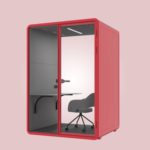 Petite cabine insonorisée pour 1 personne cabine de bureau acoustique cabine silencieuse personnalisée avec espace de couleur intérieur en option maison - Product Image 4