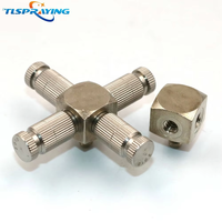 Buse de brumisation haute pression 3/16 po, connecteur collecteur multi-ports en laiton avec 4 emplacements pour buses