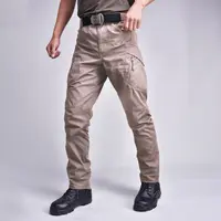 Pantalones de camuflaje para entrenamiento deportivo, Pantalón Cargo deportivo informal con bolsillos para actividades al aire libre