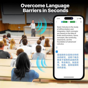 Auriculares de IA con pantalla táctil y traductor de idiomas en tiempo real para 144 idiomas, compatibles con dispositivos IOS y Android - Product Image 4
