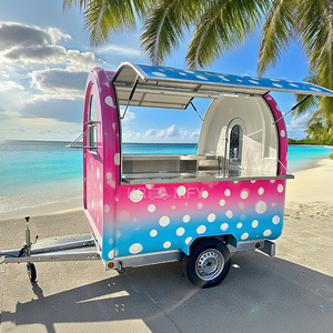 Chariot de vente ambulante de style nouveau 2025 pour sushis, desserts, nourriture mobile, camion de crème glacée - Product Image 4
