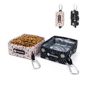 Cuencos plegables para cachorros y perros, cuenco de comida con logotipo personalizado, cuencos de <span class=keywords><strong>agua</strong></span> para perros, plato de riego portátil para Alimentación de Mascotas para caminar y viajar - Product Image 3