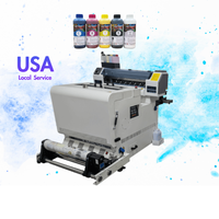 Impresora DTF Cowint A1 de 60 cm (24 Pulgadas) con 2 Cabezales, Alta Productividad, Totalmente Automática, con Tinta Ecológica, Máquina de Impresión de Camisetas, Nueva