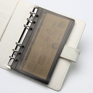 A6 Mini classeur poches planificateur Inserts Budget espèces enveloppes <span class=keywords><strong>pochette</strong></span> étanche <span class=keywords><strong>pour</strong></span> <span class=keywords><strong>carte</strong></span> de crédit Bill reliure à feuilles mobiles - Product Image 4