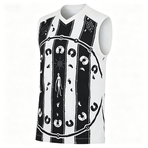 เสื้อ AFL แบบกำหนดเองสำหรับผู้ชาย เสื้อฟุตบอลออสเตรเลียแบบไม่มีแขน ระบายอากาศได้ดี พิมพ์ลายแบบ Sublimation เสื้อรักบี้ ขายส่ง - Product Image 3