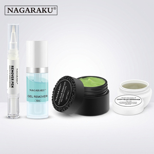 NAGARAKU <span class=keywords><strong>Gel</strong></span> Rimuovi Colla Ciglia Finte Professionale, Primer in Crema <span class=keywords><strong>Gel</strong></span> Rimuovi Adesivo, Strumento per Rimozione Ciglia Finte - Product Image 1