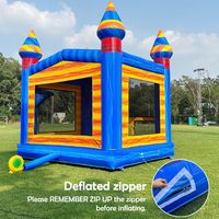 Château gonflable commercial de qualité professionnelle en PVC, livraison directe usine, installation facile, personnalisable, pour jeux et fêtes en extérieur