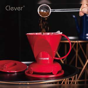 Clever Dripper Mr. Soporte para Filtro de Café de 300ml, Color Rojo Sólido, Calidad Barista, Apto para Uso Alimentario, para Cadenas de Restaurantes - Product Image 2
