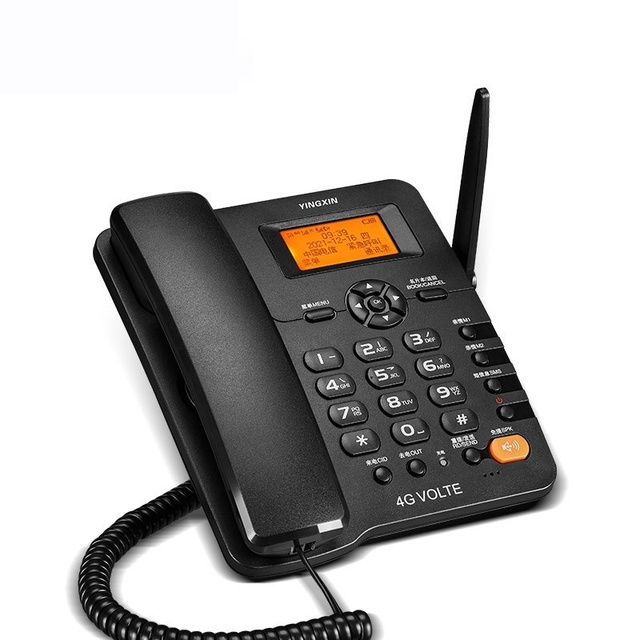 FJHKCN 4G Full Network Card Insertion Digital Cordless Phone with Caller ID Model 20