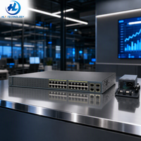 Switch Gestionado Gigabit Ethernet PoE+ de 24 Puertos 1300-24P-4G con Presupuesto de PoE de 195W y 4 Puertos SFP de Enlace Ascendente de 1G para Unidades de Oficina