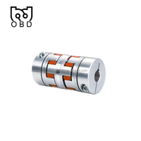 Aluminium Flexible Joint Coupling 10mm Bore Diameter for Rotex Shaft for Printing Shops OEM Customization