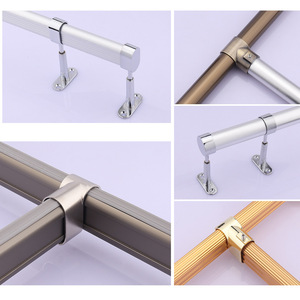 Support d'angle en alliage de zinc pour plafond, quincaillerie de penderie, support de tringle à vêtements 16-18 pouces, non détachable, pour levage et leviers de levage - Product Image 4