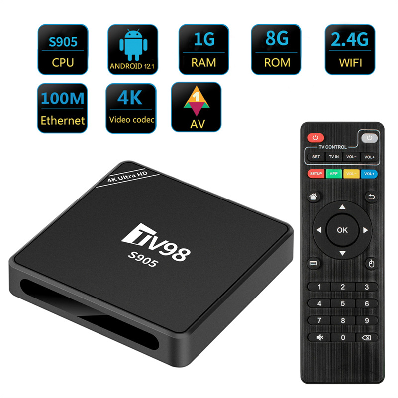 TV98 S905 Android TV Box - Multilingual Smart TV Experience