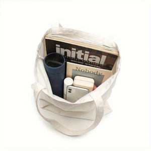 Sac fourre-tout en toile avec logo personnalisé « Le gym est ma thérapie », idéal pour un usage quotidien, le shopping, l'école et les voyages - Product Image 4