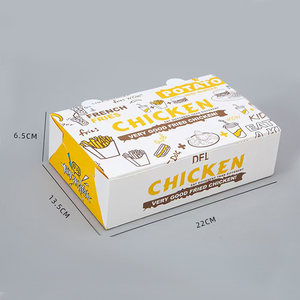 Bán buôn hộp gà rán cánh gà Hộp Tùy chỉnh thức ăn nhanh Takeaway hộp gà rán - Product Image 4