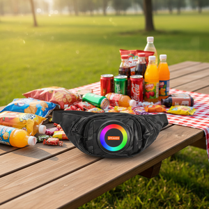 Altavoz Multifuncional para Exteriores <span class=keywords><strong>con</strong></span> Bolsa Cruzada para Cintura y Pecho, Reflectante para Correr de Noche y Hacer Ejercicio por la Mañana - Product Image 2