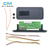 1 Set de Módulo de Audio Inalámbrico Bluetooth 12V MP3 WMA con Decodificador, Amplificador IC, Radio TF USB para Coche, Pantalla LCD y Control Remoto 7-12V