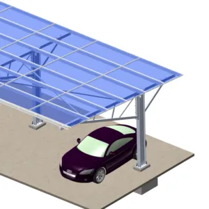 太阳能钢地面安装支架机架安装太阳能货架制造商太阳能车棚安装