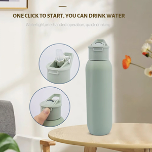 Daji Hydro Outdoor Draagbare Sport Roestvrijstalen Tuimelaar 304 Dubbele Vacuüm Isolatiebeker Met Plastic Deksel Grote Capaciteit - Product Image 3
