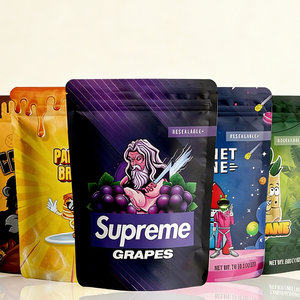 Bolsa para Snacks con Impresión Digital Vibrante - Bolsa Personalizada con Cierre Hermético para Chocolates, Galletas y Dulces Surtidos - Product Image 1