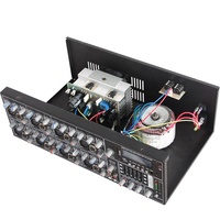 Mélangeur alimenté à 8 canaux processeur karaoké Studio maître mélangeur son système DJ amplificateur haut-parleur musique effet de réverbération FM BT TWS