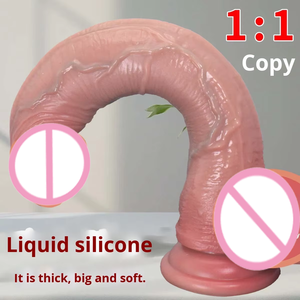 <span class=keywords><strong>Dildo</strong></span> realistico di grandi dimensioni da 12.6 pollici con Silicone liquido sicuro per il corpo, Plug anale per pene flessibile Super morbido per giocattoli sessuali per adulti - Product Image 3