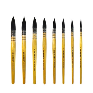 NOUVEAU Fournitures d'art Pinceaux professionnels pour vadrouille pinceaux ronds d'artiste pour la <span class=keywords><strong>peinture</strong></span> à l'encre à la gouache à l'aquarelle - Product Image 6