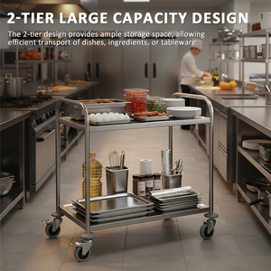 Carrito <span class=keywords><strong>de</strong></span> Servicio <span class=keywords><strong>de</strong></span> Alimentos Comercial <span class=keywords><strong>de</strong></span> Acero Inoxidable, Carrito <span class=keywords><strong>de</strong></span> Servicio para Restaurante, Hotel, Cocina, Suministros para <span class=keywords><strong>Restaurantes</strong></span> - Product Image 5