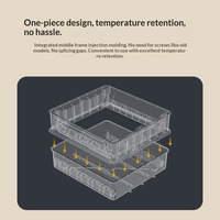 Incubateur d'œufs automatique avec contrôle numérique de la température et retourneur automatique pour l'éclosion de poulets, canards, cailles, pigeons, oies - Usage domestique