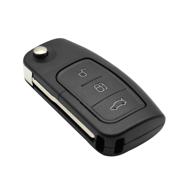 3 Button Flip Remote Smart Car Key 433Mhz 315Mhz 4D63 Chip 80Bit Transponder Key Hu101 Uncut Blade Keyless Entry Vehicle Fob Key