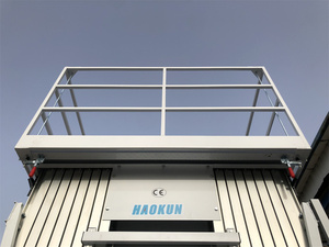 AC DC Eléctrico Hidráulico Doble Mástil Aleación de Aluminio Escaleras <span class=keywords><strong>Mesa</strong></span> Elevadora Plataforma de Trabajo Aéreo Hombre <span class=keywords><strong>Elevador</strong></span> - Product Image 3