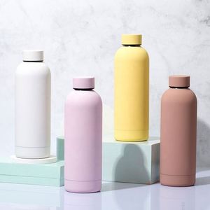 กระบอกน้ำสแตนเลสสุญญากาศสองชั้น ป้องกันการรั่วซึม ปราศจากสาร BPA ขนาด 500 มล. สกรีนโลโก้ได้ เหมาะสำหรับการเดินทาง เก็บความร้อน/เย็นได้นาน 6-12 ชั่วโมง - Product Image 6