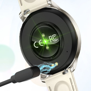 Reloj Inteligente HKSF HT39, Diseño Ultrafino, Pantalla AMOLED HD de 1.32'', Llamadas por Bluetooth, Resistente al Agua IP68, Linterna para Exteriores, Monitoreo de Salud, Color Plateado - Product Image 4