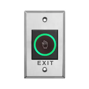 Botón de Control de acceso sin contacto, botón de salida sin contacto