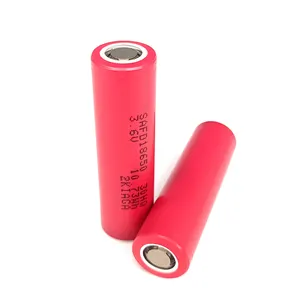 Ce 3000mAh 18650 Li-ion de litio baterías Paquetes tipo de células de 3,6 voltios 4,2 voltios 30HQ para linterna herramienta