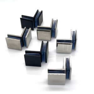 Frameless Glass Corner Clamp <span class=keywords><strong>Clip</strong></span> Dois Lados Quadrado 90 Graus Casting Chuveiro Banheiro Vidro - Product Image 2