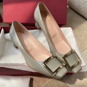 Chaussures de mariage sexy en cuir véritable de haute qualité pour femme, talons aiguilles élégants à bout pointu, mode estivale - Product Image 3