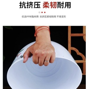 White Resin Flower <b>Pot</b> Set With Lotus Design For Indoor Outdoor Hydroponic Plants Traditional Chinese Style - Product Image 3