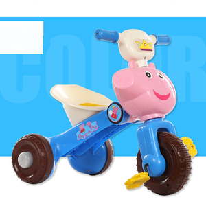 Venta al por mayor es caliente y bebé paseo en <span class=keywords><strong>coche</strong></span> clásico de los niños triciclo plegable 2-4 años bebé deslice triciclo con luz - Product Image 6