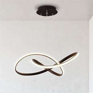 Thiết kế hiện đại đương đại tuôn ra núi ánh sáng giá rẻ đèn chùm đơn giản phòng ngủ phòng khách Đèn mặt dây dẫn đèn - Product Image 5