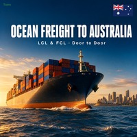Service de logistique DDP LCL aérien et maritime le moins cher de Chine vers l'Australie, agent d'expédition porte-à-porte express mondial UPS DHL FedEx