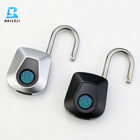 Cadenas à empreintes digitales rechargeable par USB, 20 empreintes digitales, serrure biométrique sans clé pour casier de gym, bagages
