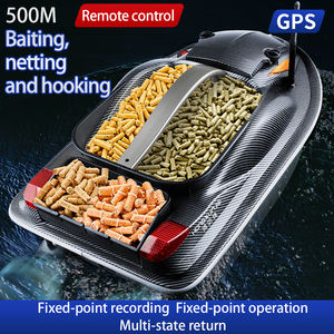 Professional <strong>Large</strong> Bait Boat GPS Remote Control Durable Plastic Construction 500m Control Features Voice <strong>Command</strong> <strong>Hook</strong> Delivery - Product Image 4