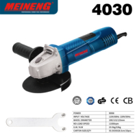 Meuleuse d'angle portable MEINENG 4030, outils électriques, interrupteur à palette, bricolage pour le décapage de la rouille sur le métal, la découpe du marbre